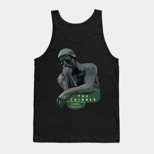 "The Thinker" Statue Paris, France Tank Top